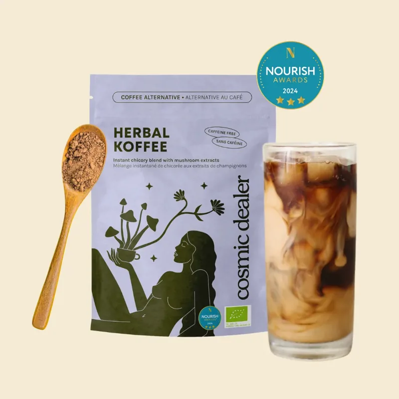 Cosmic Dealer Herbal Koffee: a legjobb koffeinmentes cikóriás keverék